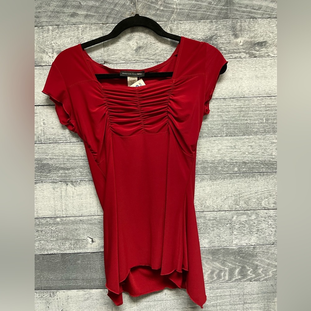 Beautiful red top American city wear new with tags